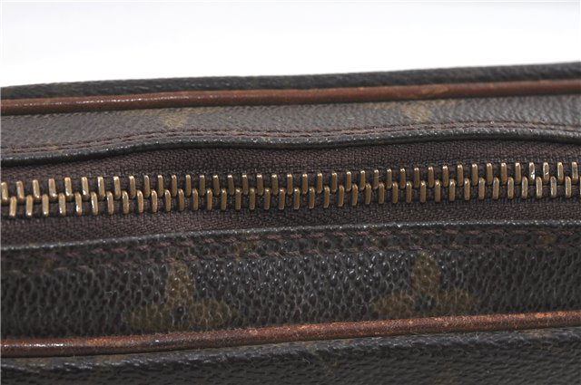 Auth Louis Vuitton Monogram Marly Dragonne GM Clutch Hand Bag M51825 LV 2131D