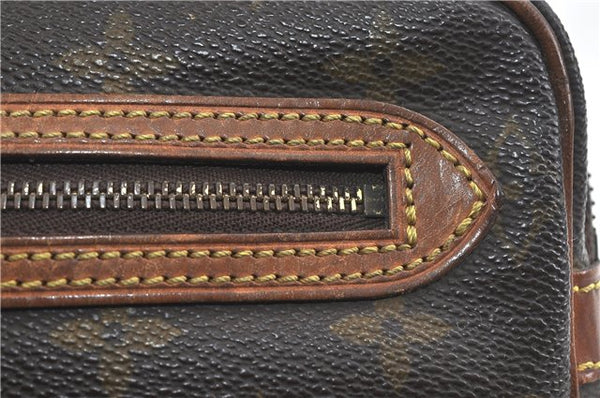 Auth Louis Vuitton Monogram Marly Dragonne GM Clutch Hand Bag M51825 LV 2131D