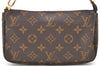 Authentic Louis Vuitton Monogram Pochette Accessoires Pouch M51980 LV 2132D