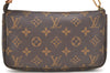 Authentic Louis Vuitton Monogram Pochette Accessoires Pouch M51980 LV 2132D