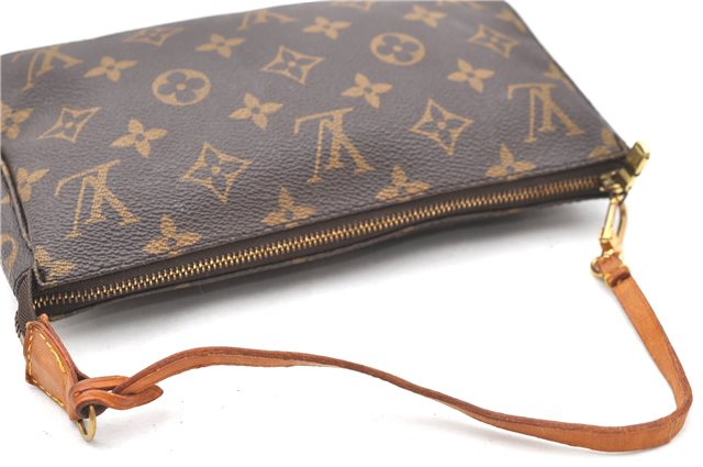 Authentic Louis Vuitton Monogram Pochette Accessoires Pouch M51980 LV 2132D