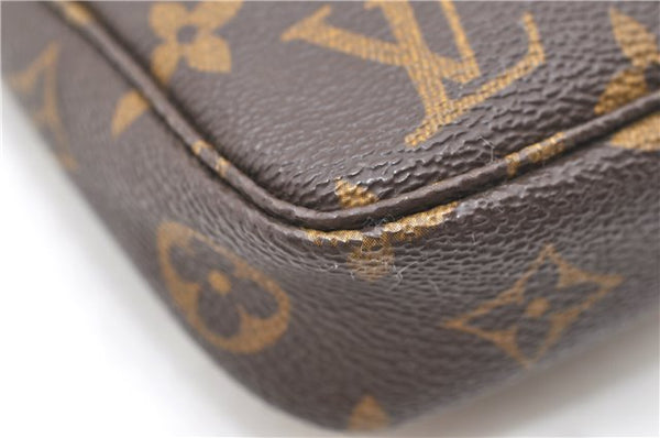 Authentic Louis Vuitton Monogram Pochette Accessoires Pouch M51980 LV 2132D