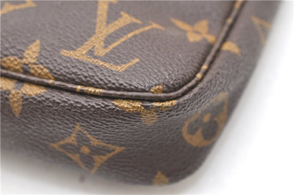 Authentic Louis Vuitton Monogram Pochette Accessoires Pouch M51980 LV 2132D