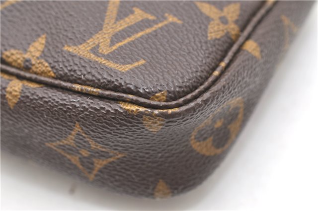 Authentic Louis Vuitton Monogram Pochette Accessoires Pouch M51980 LV 2132D