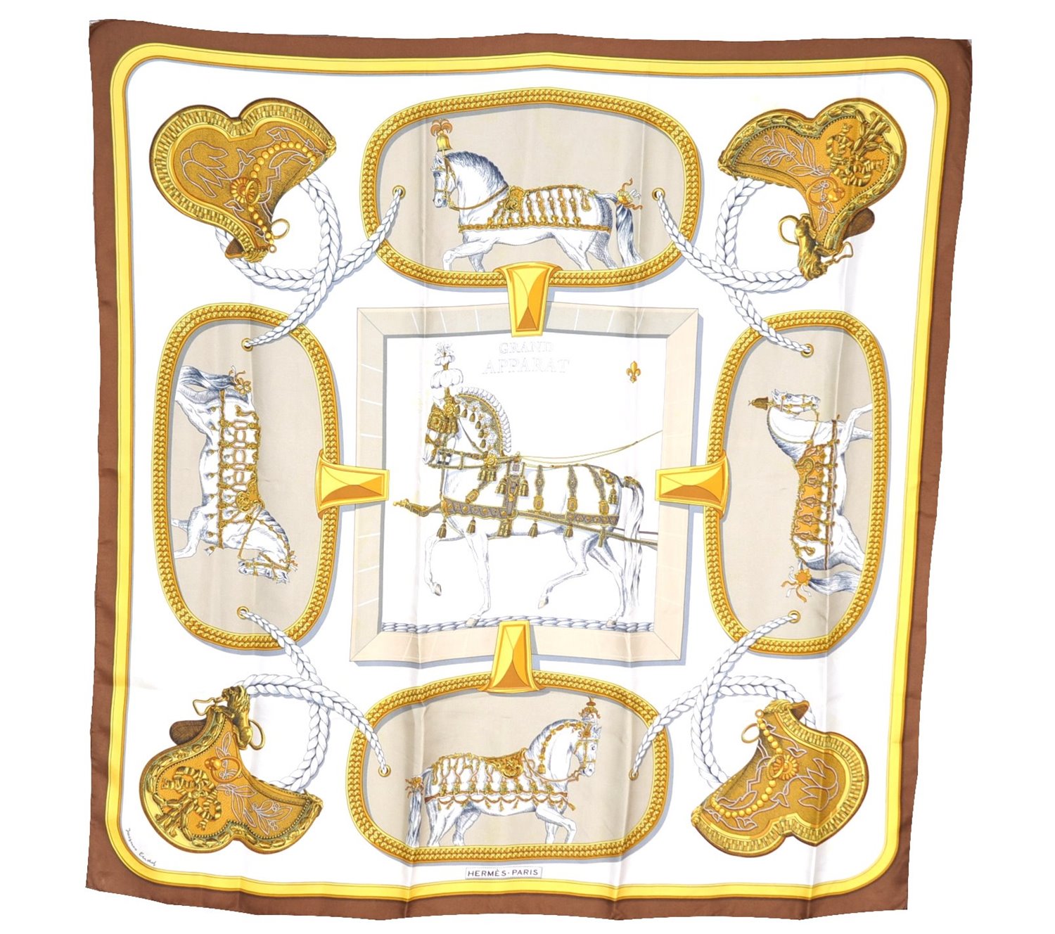 Authentic HERMES Carre 90 Scarf 