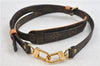 Authentic Louis Vuitton Monogram Brown Shoulder Strap 39.8-46.9" LV 2133D