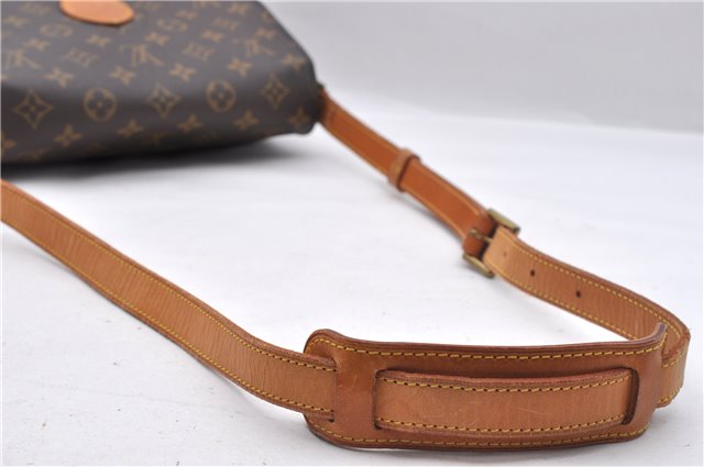 Auth Louis Vuitton Monogram Saint Cloud GM Shoulder Cross Bag M51242 LV 2134D