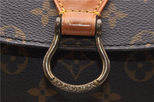 Auth Louis Vuitton Monogram Saint Cloud GM Shoulder Cross Bag M51242 LV 2134D