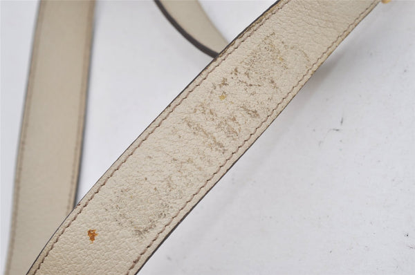 Authentic GUCCI Eclipse Shoulder Cross Bag GG Canvas Leather 120841 Brown 2135I