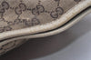 Authentic GUCCI Eclipse Shoulder Cross Bag GG Canvas Leather 120841 Brown 2135I