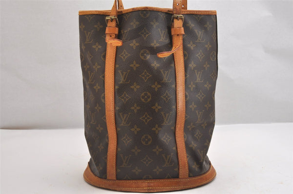 Authentic Louis Vuitton Monogram Bucket GM Shoulder Tote Bag Old Model LV 2136I