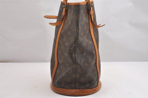 Authentic Louis Vuitton Monogram Bucket GM Shoulder Tote Bag Old Model LV 2136I