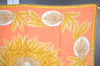 Authentic Christian Dior Scarf Wheat Motif Silk Beige Yellow 2137I