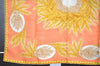 Authentic Christian Dior Scarf Wheat Motif Silk Beige Yellow 2137I