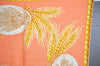 Authentic Christian Dior Scarf Wheat Motif Silk Beige Yellow 2137I