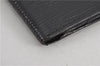 Authentic Louis Vuitton Epi Porte Cartes Credit Yen Wallet Black M63212 LV 2139F