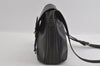 Authentic BALLY Leather Drawstring Shoulder Cross Body Bag Purse Black 2140I