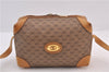 Authentic GUCCI Micro GG PVC Leather Shoulder Cross Body Bag Purse Brown 2141D