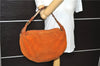 Louis Vuitton Monogram Suede Onatah GM Shoulder Hand Bag Orange M95119 LV 2142D