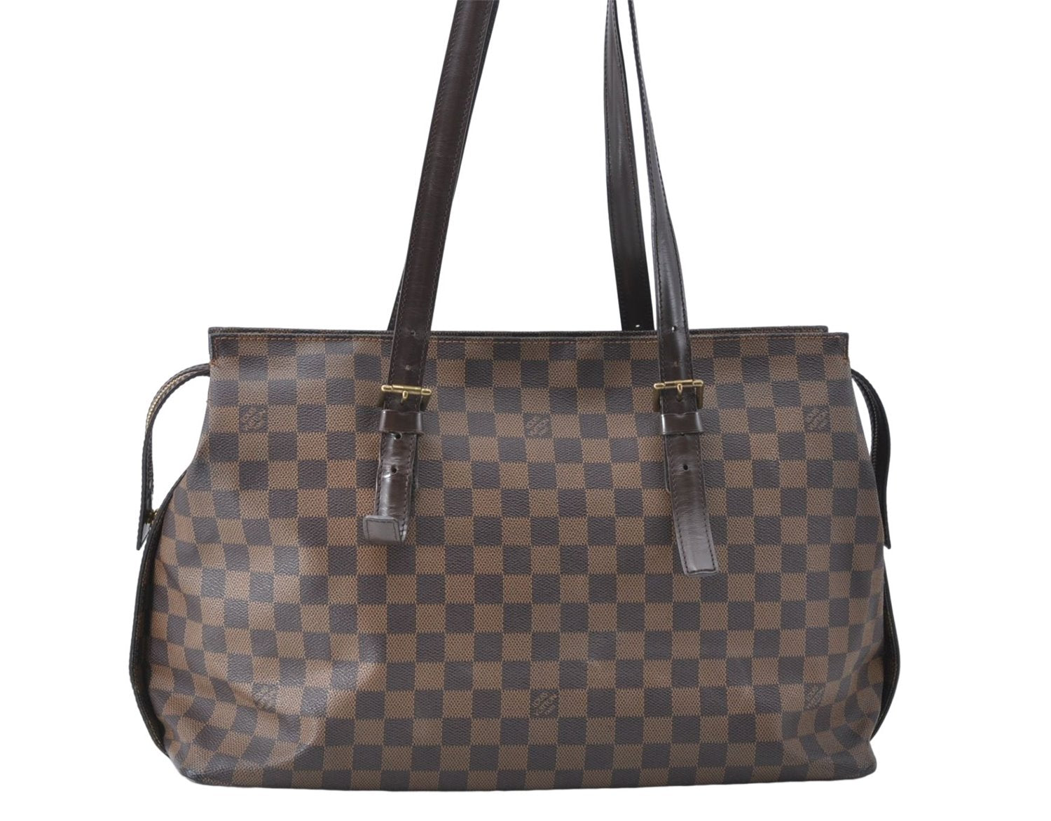 Authentic Louis Vuitton Damier Chelsea Shoulder Tote Bag N51119 LV 2143B