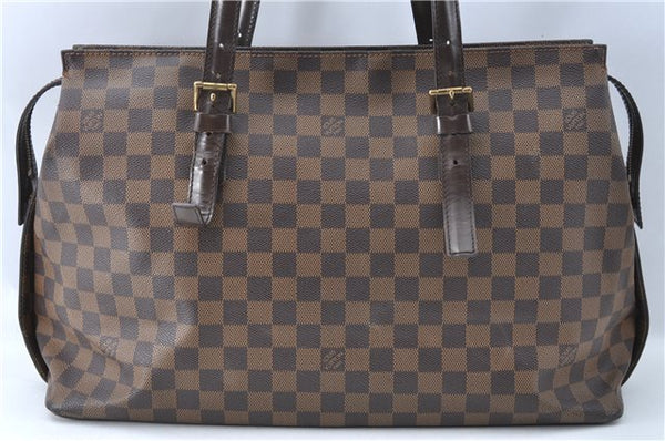 Authentic Louis Vuitton Damier Chelsea Shoulder Tote Bag N51119 LV 2143B