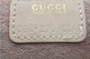 Authentic GUCCI Vintage Vanity Hand Bag Purse Leather Ivory 2143D