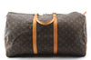 Authentic Louis Vuitton Monogram Keepall 55 Travel Boston Bag M41424 LV 2143F