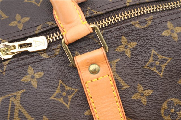 Authentic Louis Vuitton Monogram Keepall 55 Travel Boston Bag M41424 LV 2143F