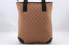 Authentic GUCCI Shoulder Tote Bag GG Canvas Leather 28892 Brown Beige 2144D