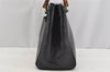 Authentic GUCCI Bamboo 2way Hand Shoulder Bag Purse Leather Black Junk 2144I
