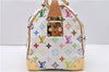 Auth Louis Vuitton Monogram Multicolor Speedy 30 Hand Bag White M92643 LV 2146D