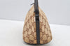 Authentic GUCCI Hand Bag Pouch Purse GG Canvas Leather 0391103 Brown 2146I