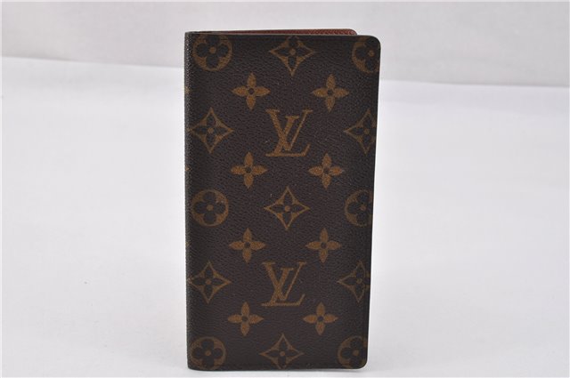 Authentic Louis Vuitton Monogram Porte Valeurs Cartes Credit M61823 Wallet 2147F