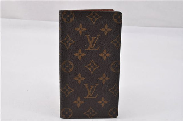 Authentic Louis Vuitton Monogram Porte Valeurs Cartes Credit M61823 Wallet 2147F