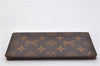 Authentic Louis Vuitton Monogram Porte Valeurs Cartes Credit M61823 Wallet 2147F