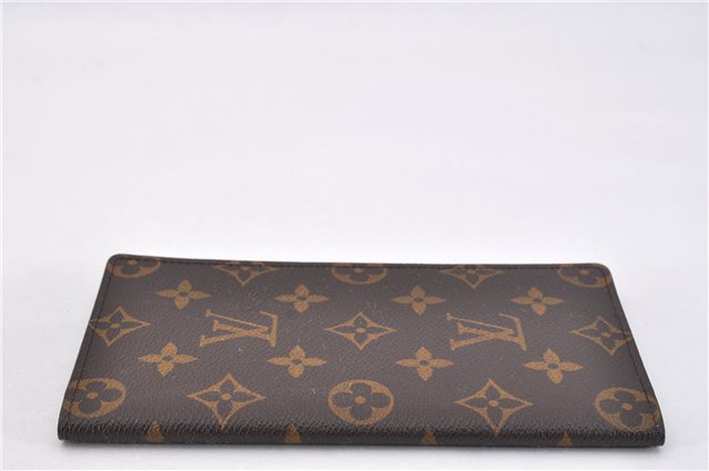 Authentic Louis Vuitton Monogram Porte Valeurs Cartes Credit M61823 Wallet 2147F