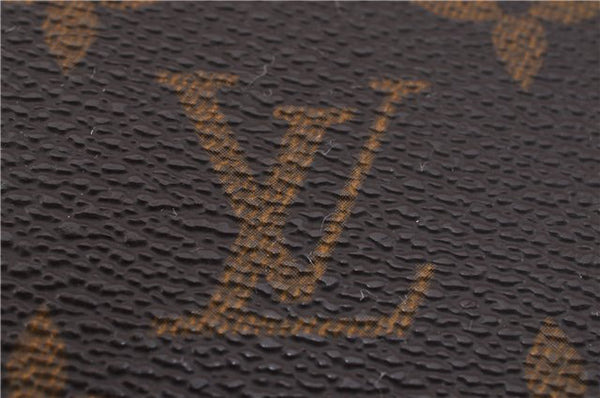 Authentic Louis Vuitton Monogram Porte Valeurs Cartes Credit M61823 Wallet 2147F