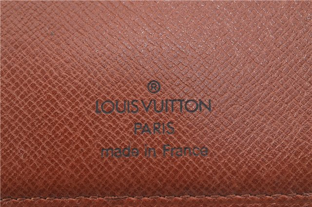 Authentic Louis Vuitton Monogram Porte Valeurs Cartes Credit M61823 Wallet 2147F