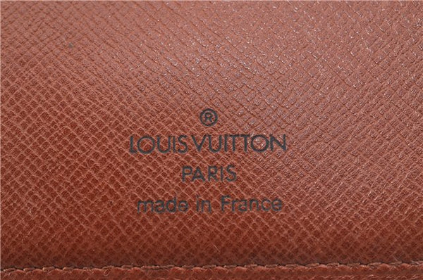 Authentic Louis Vuitton Monogram Porte Valeurs Cartes Credit M61823 Wallet 2147F