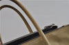 Authentic PRADA GLACE'CALF Leather 2Way Shoulder Hand Bag BN2619 Beige 2148D