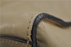 Authentic PRADA GLACE'CALF Leather 2Way Shoulder Hand Bag BN2619 Beige 2148D