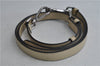 Authentic PRADA GLACE'CALF Leather 2Way Shoulder Hand Bag BN2619 Beige 2148D