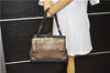 Authentic BURBERRY Vintage Leather Shoulder Hand Bag Purse Brown 2149D