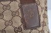 Authentic GUCCI Vintage Shoulder Tote Bag GG Canvas Leather 0190402 Brown 2150I