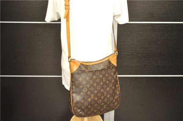 Auth Louis Vuitton Monogram Odeon MM Shoulder Cross Body Bag M56389 LV 2151D