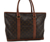 Auth Louis Vuitton Monogram Sac Weekend PM Vintage Tote Hand Bag M42425 LV 2152D