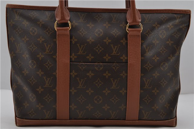 Auth Louis Vuitton Monogram Sac Weekend PM Vintage Tote Hand Bag M42425 LV 2152D