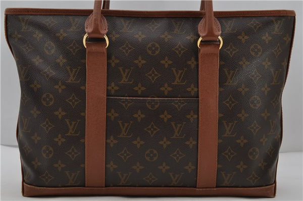 Auth Louis Vuitton Monogram Sac Weekend PM Vintage Tote Hand Bag M42425 LV 2152D