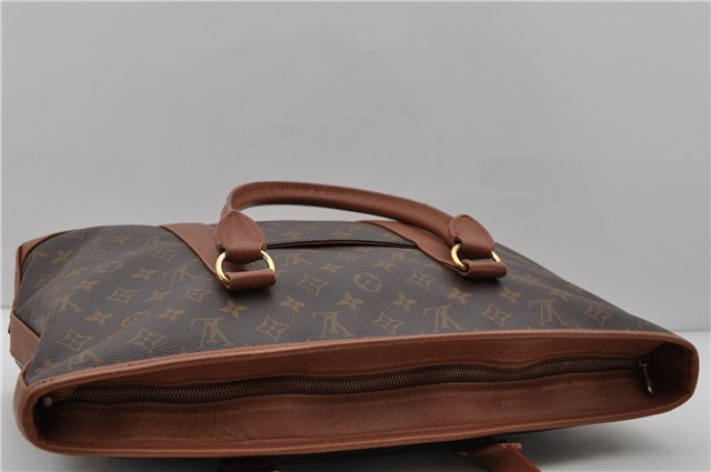 Auth Louis Vuitton Monogram Sac Weekend PM Vintage Tote Hand Bag M42425 LV 2152D