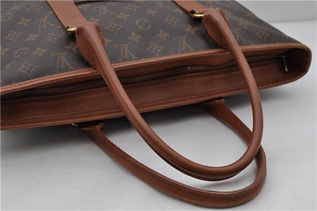 Auth Louis Vuitton Monogram Sac Weekend PM Vintage Tote Hand Bag M42425 LV 2152D